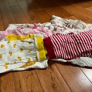 6 pairs long sleeve pajama lot